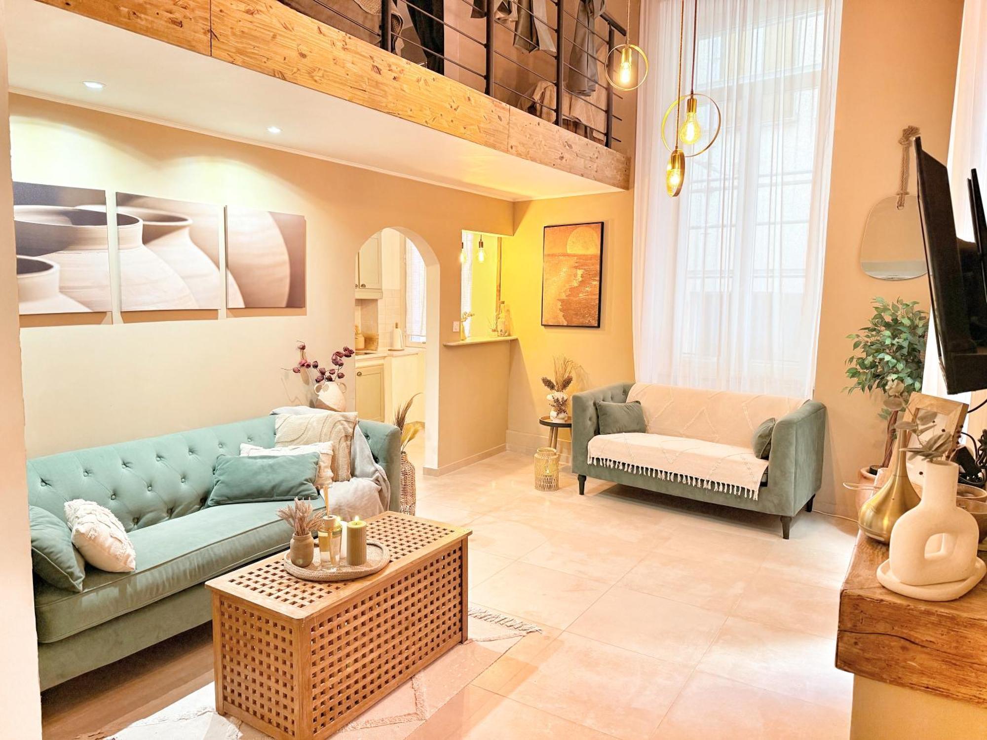 Spacious Loft, Duplex, Old Town, 3 Bedrooms - Easy Check-In Nice Dış mekan fotoğraf